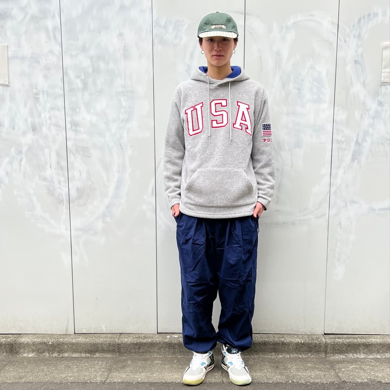 POLOSPORT/ポロスポーツ USAロゴフリースパーカー 90年代 (USED POLOSPORT/ポロスポーツ USAロゴフリースパーカー 90年代 (USED