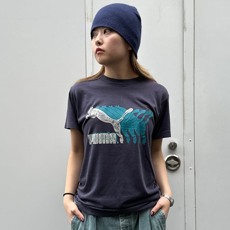 PUMA/プーマ ロゴTシャツ 80年代 Made in USA (USED) | chame