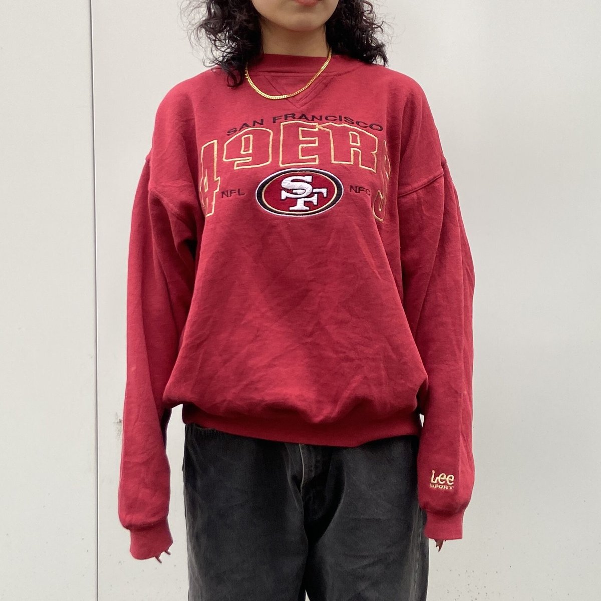 90s ヴィンテージ リー サンフランシスコ 49ers 変形 スウェット