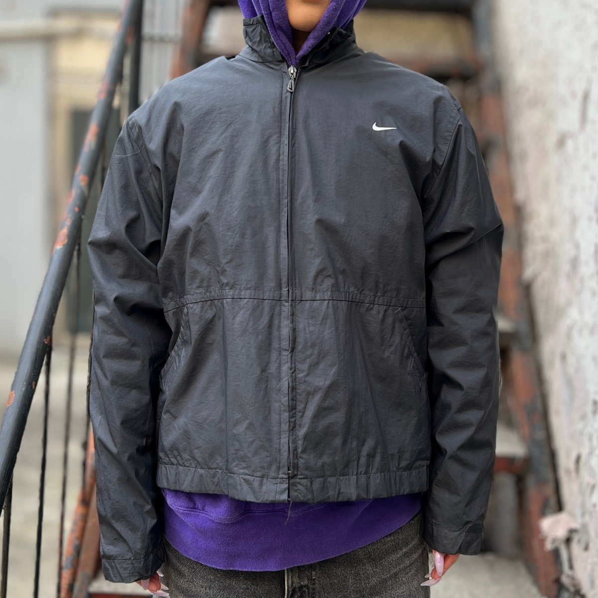 NIKE/ナイキ ドリズラー型ジャケット 00年前後 (USED NIKE/ナイキ ドリズラー型ジャケット 00年前後 (USED