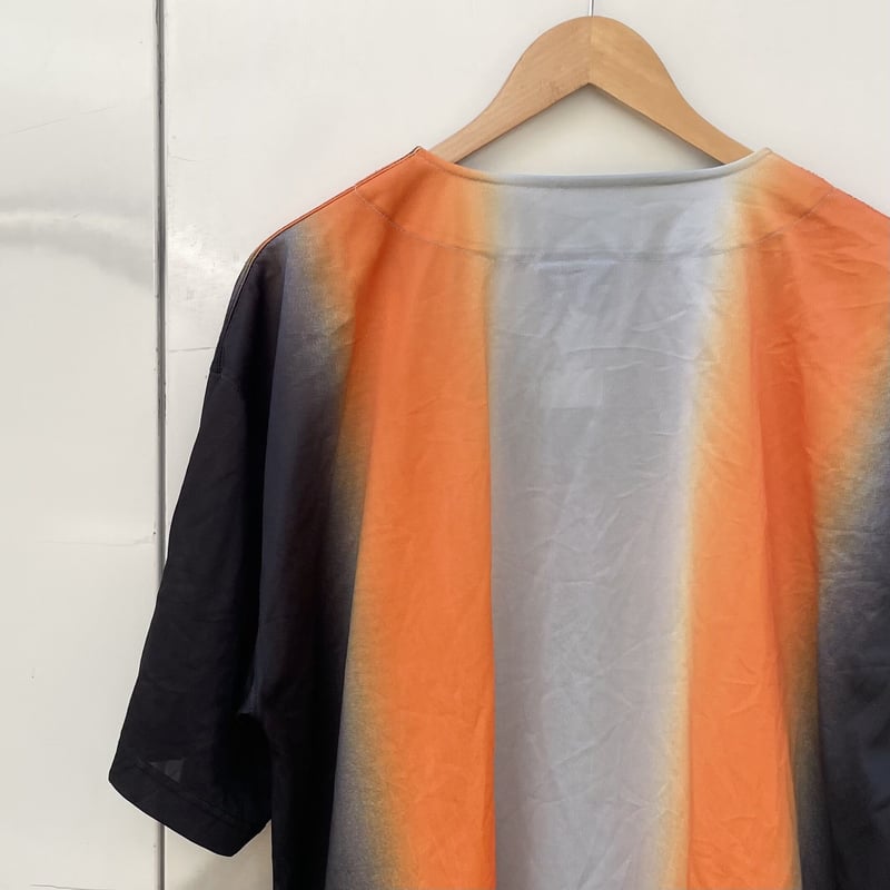 FUBU ブブ 刺繍ロゴ ノースリーブ ベースボールシャツ イエロー 黄 FUBU ブブ 刺繍ロゴ ノースリーブ ベースボールシャツ イエロー