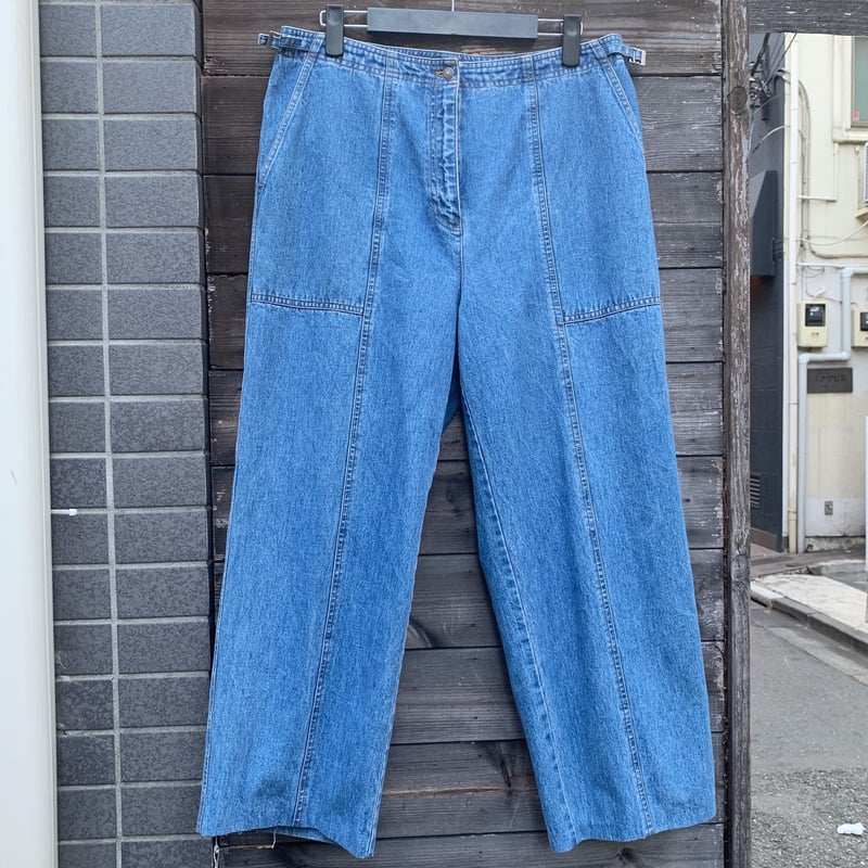 ラルフローレン　LaurenJeans co イージー　ワイドデニム LAUREN JEANS Co./ローレンジーンズ ワイドシルエットウォッシュ