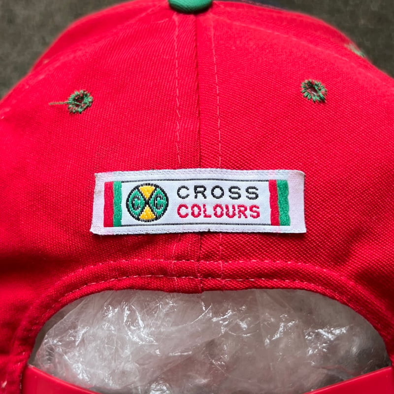 CROSS COLOURS/クロスカラーズ マルチカラー キャップ 90年代 Made in 