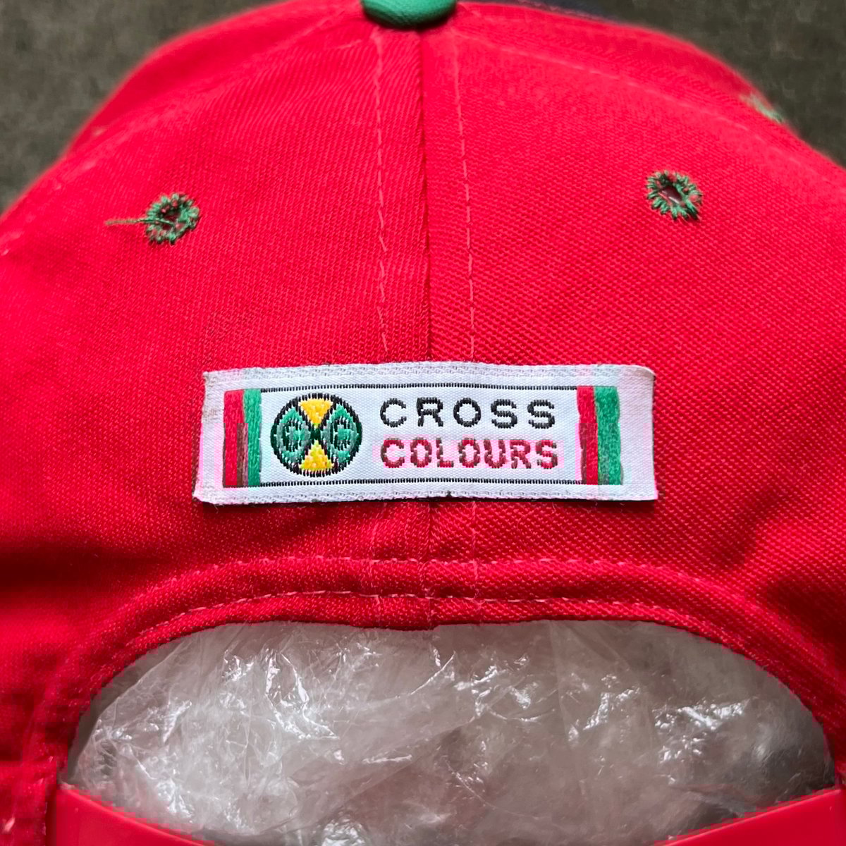 CROSS COLOURS/クロスカラーズ マルチカラー キャップ 90年代 CROSS COLOURS/クロスカラーズ マルチカラー キャップ 90年代