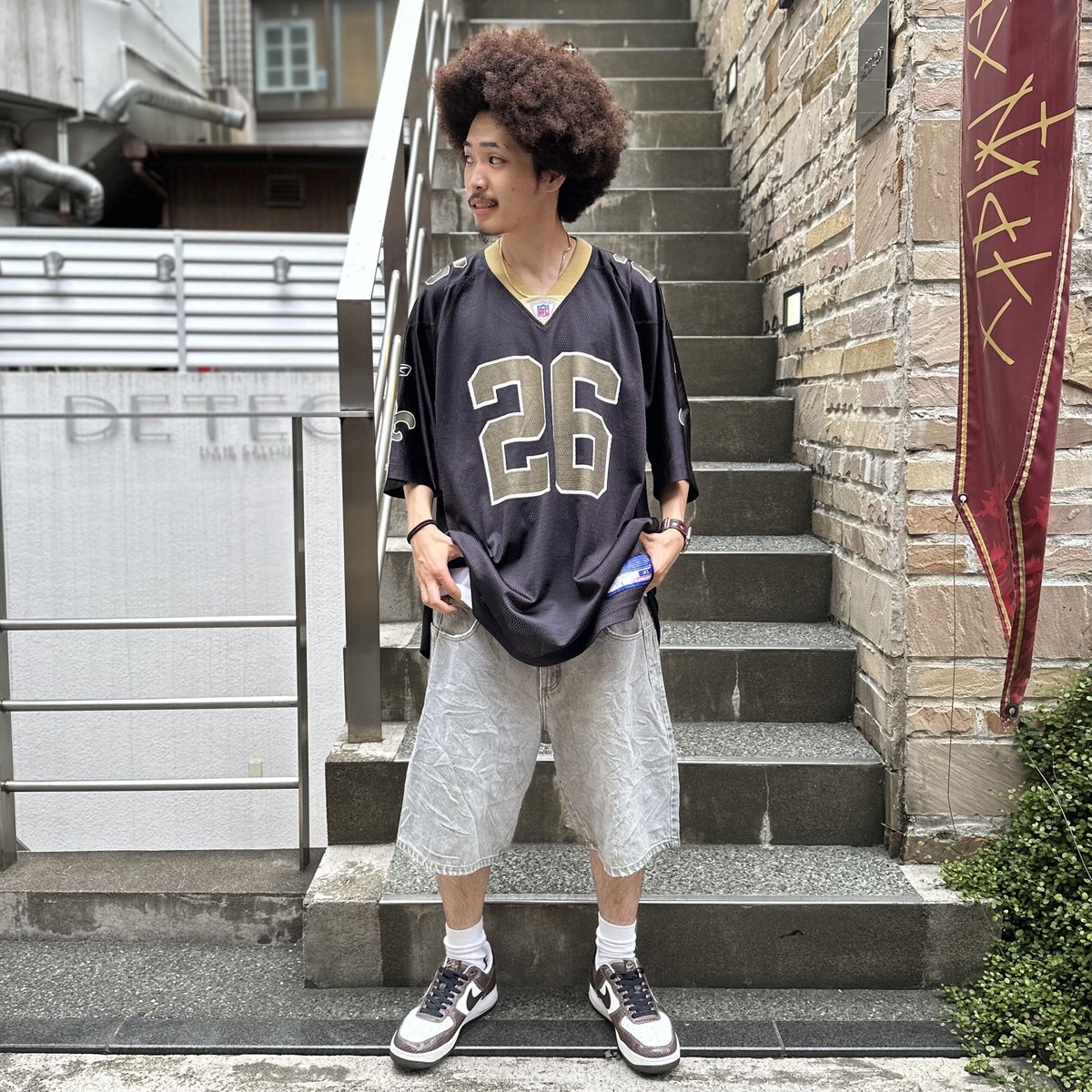 Reebok NFL SAINTS/リーボック ニューオリンズセインツ フットボールシャツ 26 McALLISTER 2000年代 (USED)