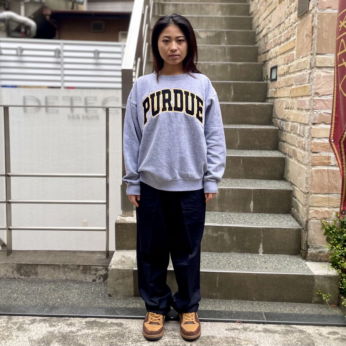 スウェット　ヴィンテージ　70s? 80s? カレッジ　PURDUE 楽天市場】70s 80s USA製 □ 2段 カレッジ プリント 半袖