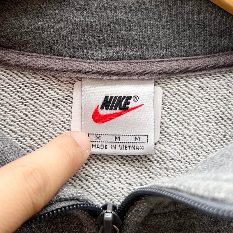 NIKE/ナイキ ビッグスウォッシュ ハーフジップスウェット 90年代 NIKE/ナイキ ビッグスウォッシュ ハーフジップスウェット 90年代
