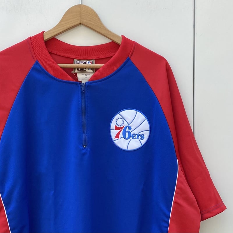 MAJESTIC NBA 76ers/マジェスティック シクサーズ ハーフジップ シュー ...