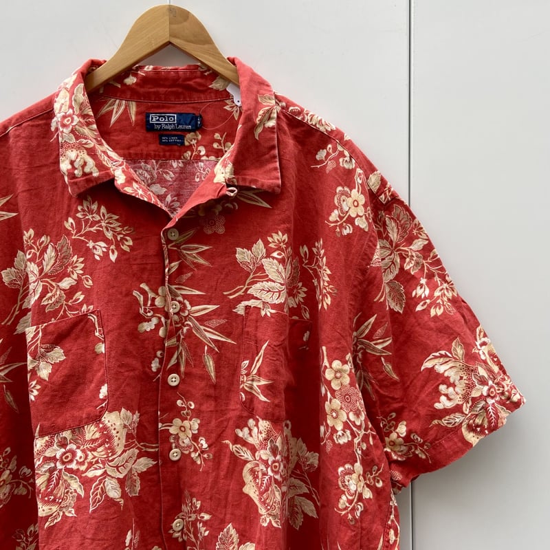 Polo Ralph Lauren/ポロラルフローレン コットン柄シャツ 90年代 Polo Ralph Lauren/ポロラルフローレン コットン柄シャツ 90年代
