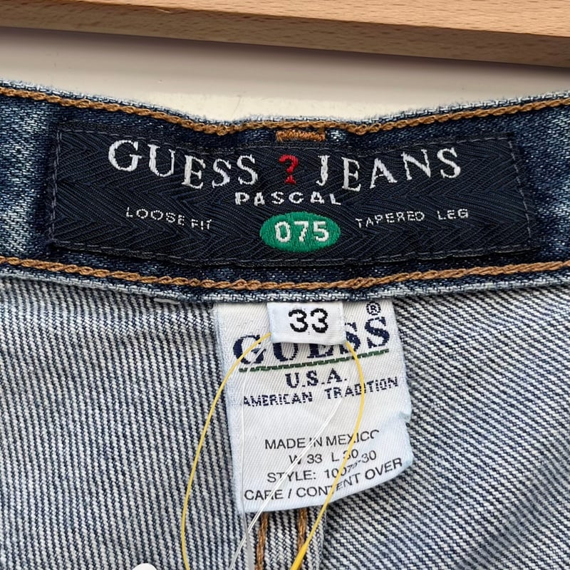 GUESS/ゲス ウォッシュドバギージーンズ 90年代 (USED GUESS/ゲス ウォッシュドバギージーンズ 90年代 (USED