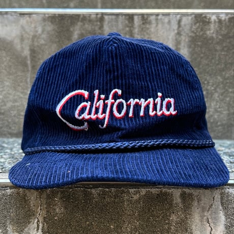 California/カリフォルニア コーデュロイキャップ 90年代 (USED)