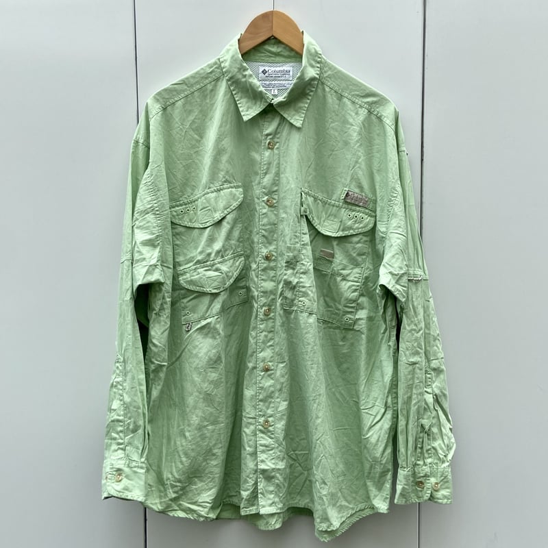 【2024最新作】 PFG/コロンビアPFG Columbia フィッシングシャツ (USED 2000年代 長袖シャツ