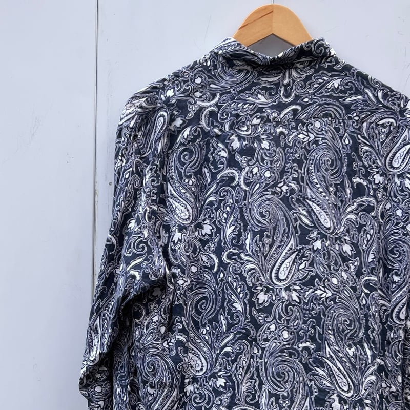 ETRO/エトロ リネン 総柄シャツ 13年? Made in ITALY (USED) | ETRO/エトロ リネン 総柄シャツ 13年? Made in ITALY (USED) |