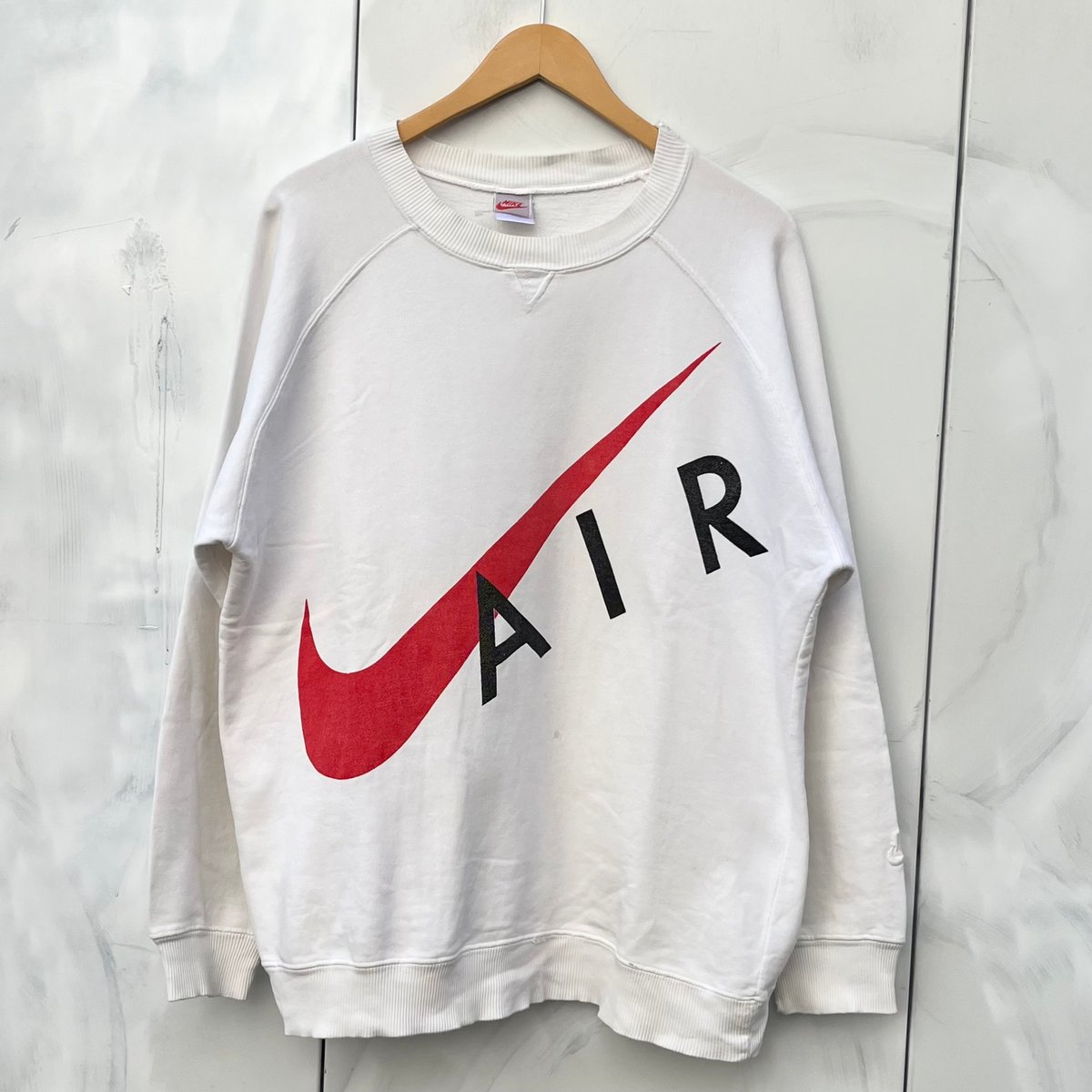 NIKE/ナイキ AIRロゴ プリントスウェット 90年前後 (USED NIKE/ナイキ AIRロゴ プリントスウェット 90年前後 (USED