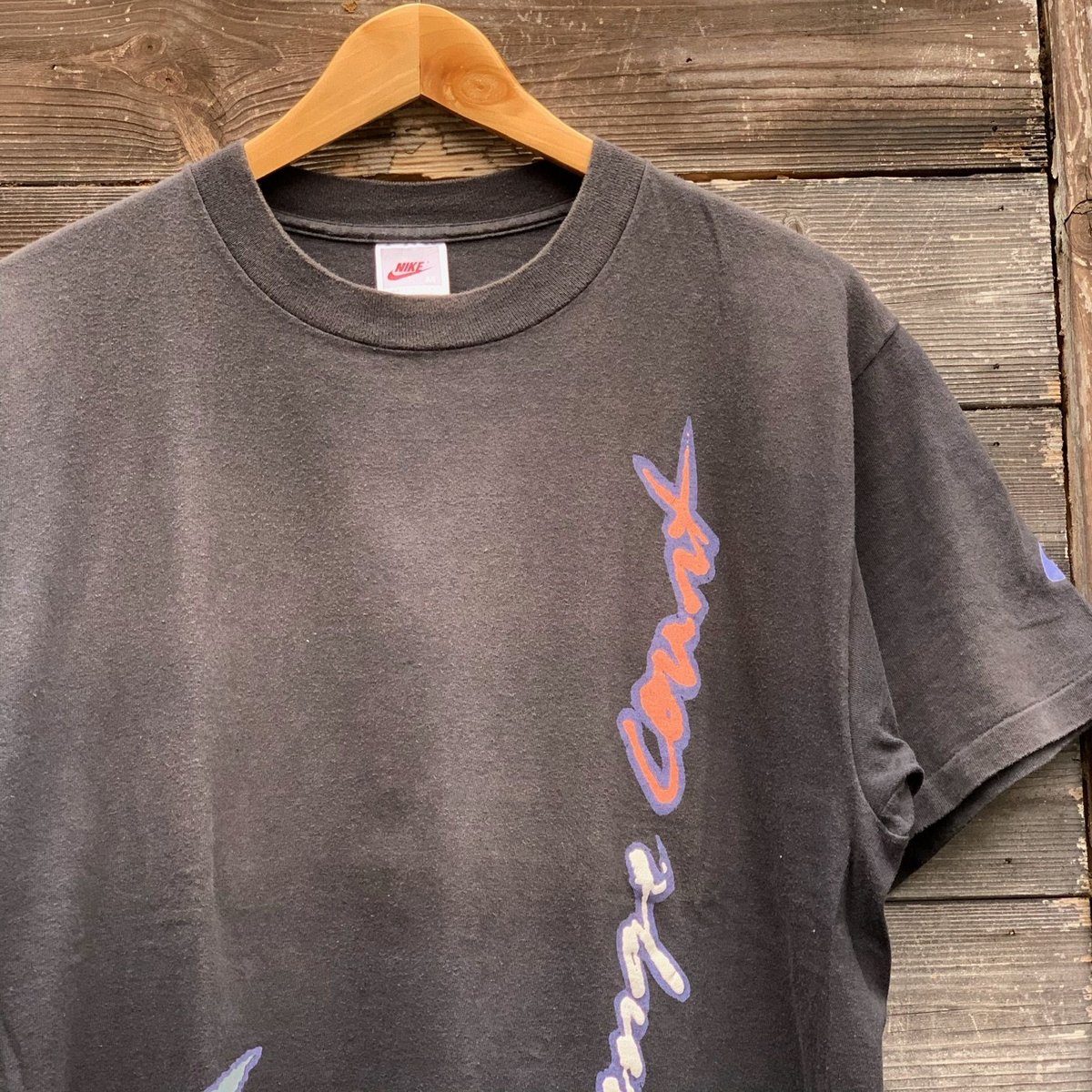 NIKE/ナイキ Challenge Court Tシャツ 90年前後 銀タグ Made In NIKE/ナイキ Challenge Court Tシャツ 90年前後 銀タグ Made In