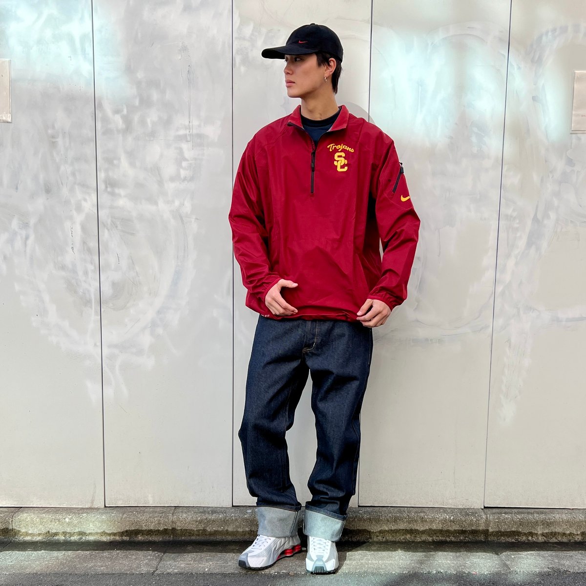 90年代 NIKE USC トロージャンズ ナイロンプルオーバー 【公式通販】