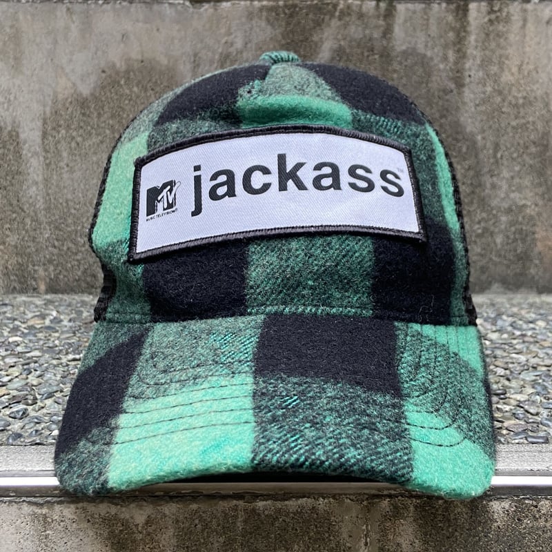 激レア2006年jackass ジャッカス当時モノメッシュキャップ