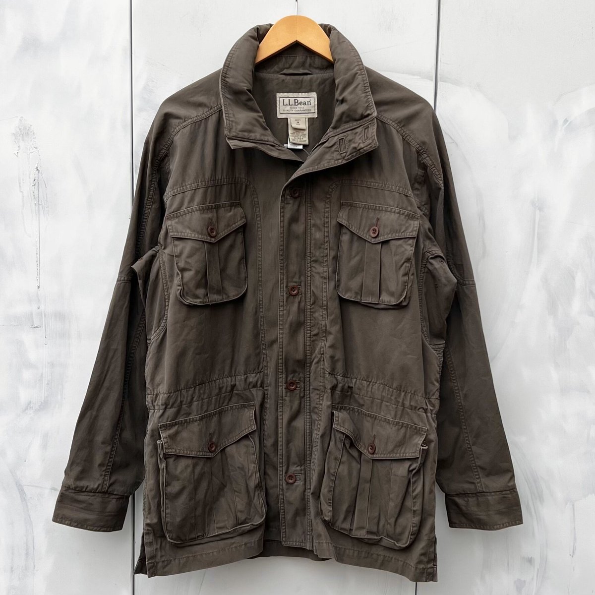 ビンテージ エルエルビーン 中綿クロスステッチ ウールZIPジャケット L ビンテージ エルエルビーン 中綿クロスステッチ ウールZIP