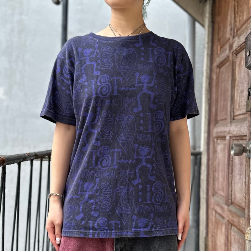 STUSSY/ステューシー 総柄Tシャツ 2000年代 (USED) | chameleon STUSSY/ステューシー 総柄Tシャツ 2000年代 (USED) | chameleon