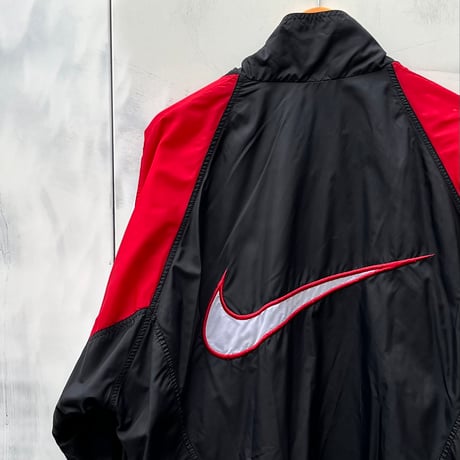 NIKE/ナイキ ビッグロゴナイロンジャケット 90年代 (USED)