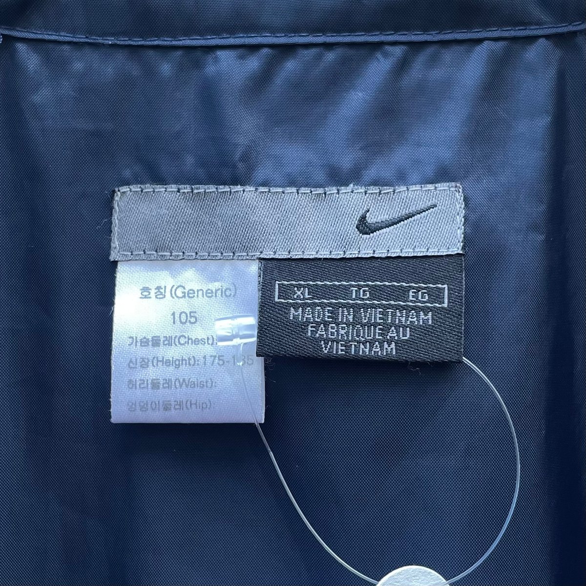 NIKE/ナイキ ビッグロゴ 半袖ジップジャケット 00年代 (USED NIKE/ナイキ ビッグロゴ 半袖ジップジャケット 00年代 (USED
