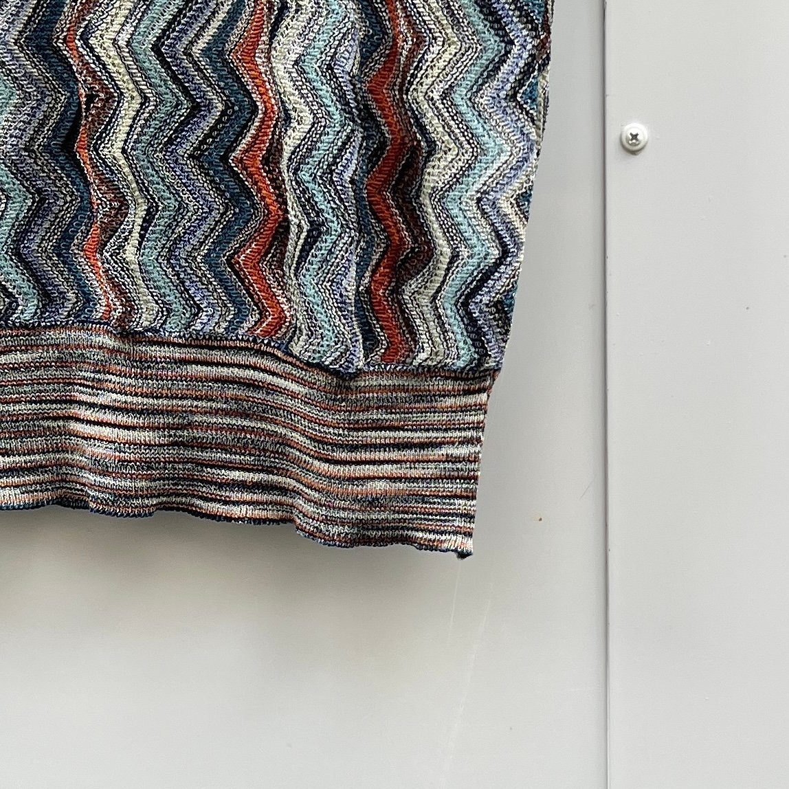 MISSONI SPORT/ミッソーニスポーツ 半袖ミックス柄セーター 90 MISSONI SPORT/ミッソーニスポーツ 半袖ミックス柄セーター 90