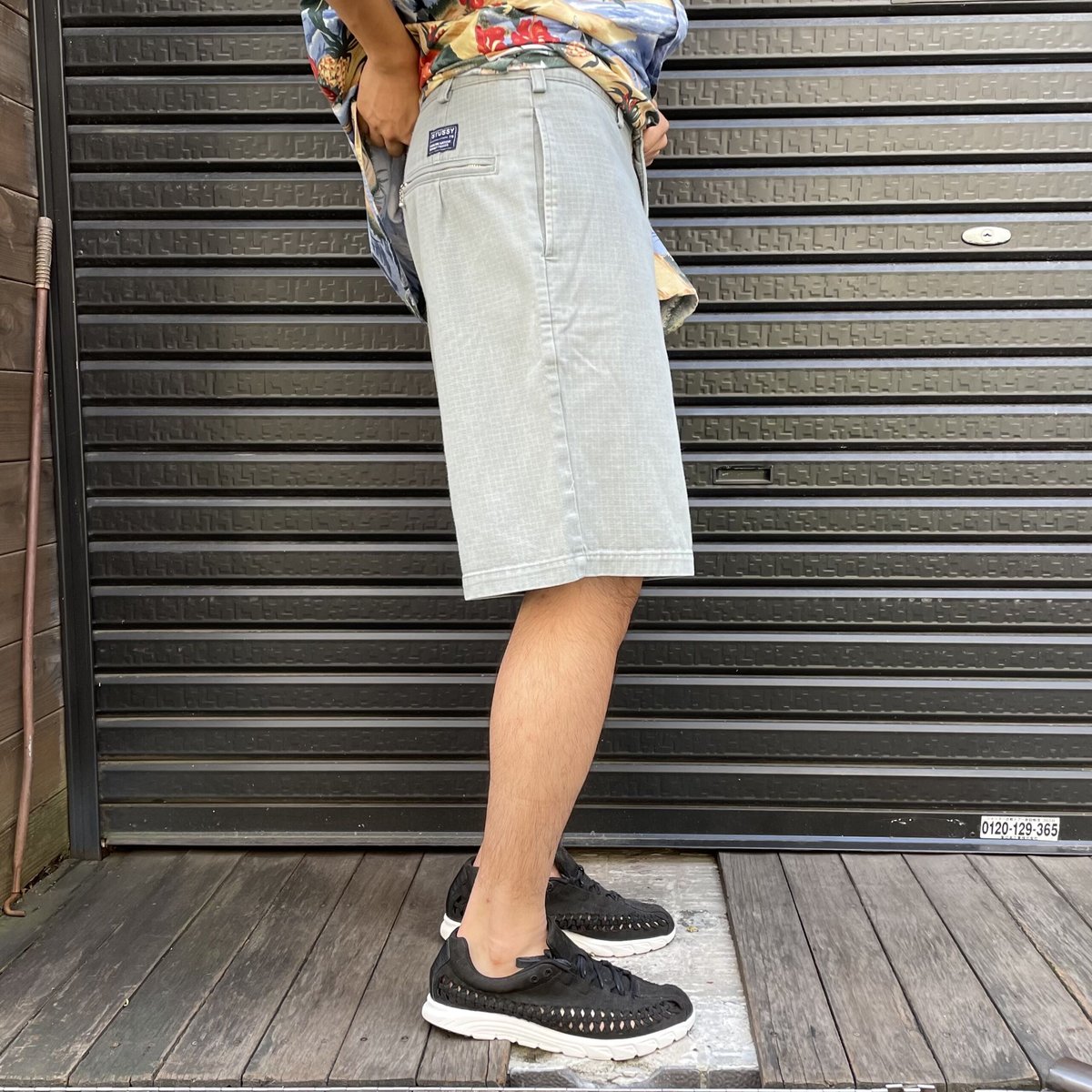 STUSSY/ステューシー チェックショートパンツ 90年代 Made In USA (USED)