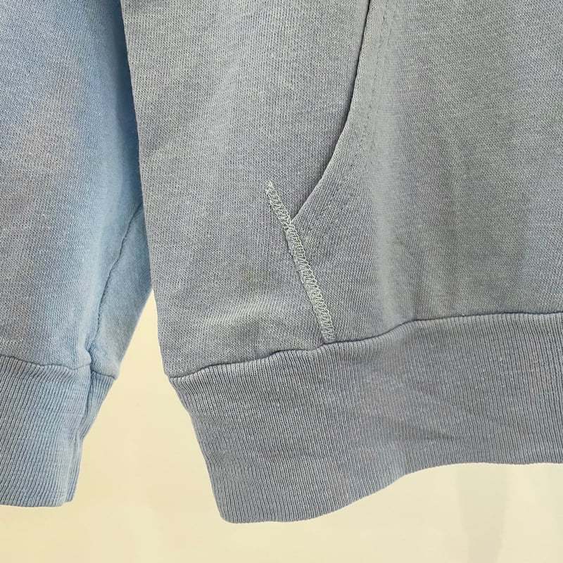 NIKE/ナイキ ハーフジップ ロゴフードスウェット 80年前後