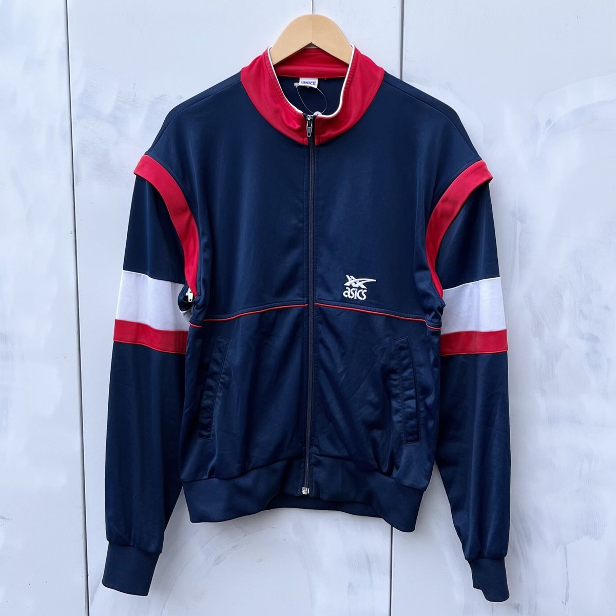 ASICS/アシックス コンバーチブル2WAYジャージトップ 80年代 ASICS/アシックス コンバーチブル2WAYジャージトップ 80年代