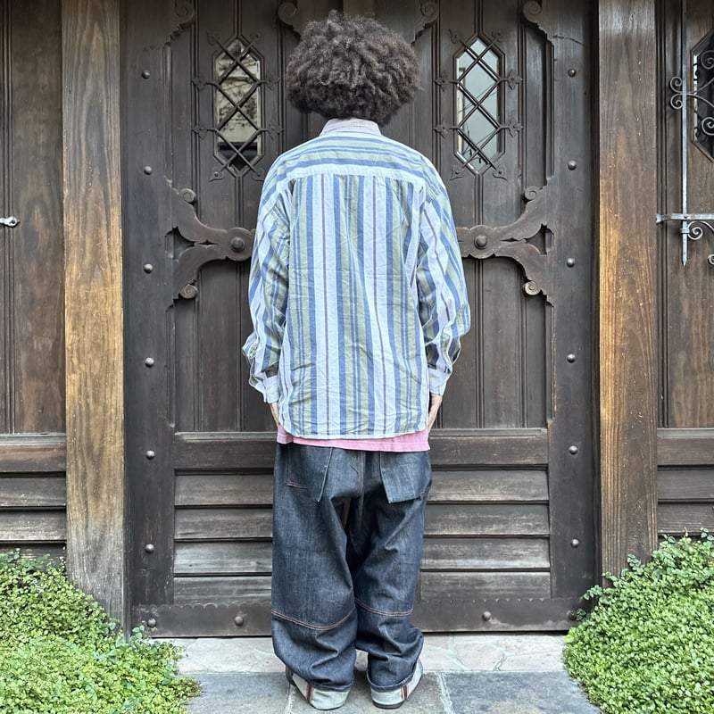 GUESS /ゲス ストライプシャツ 90年代 (USED) | chameleon wear GUESS /ゲス ストライプシャツ 90年代 (USED) | chameleon wear