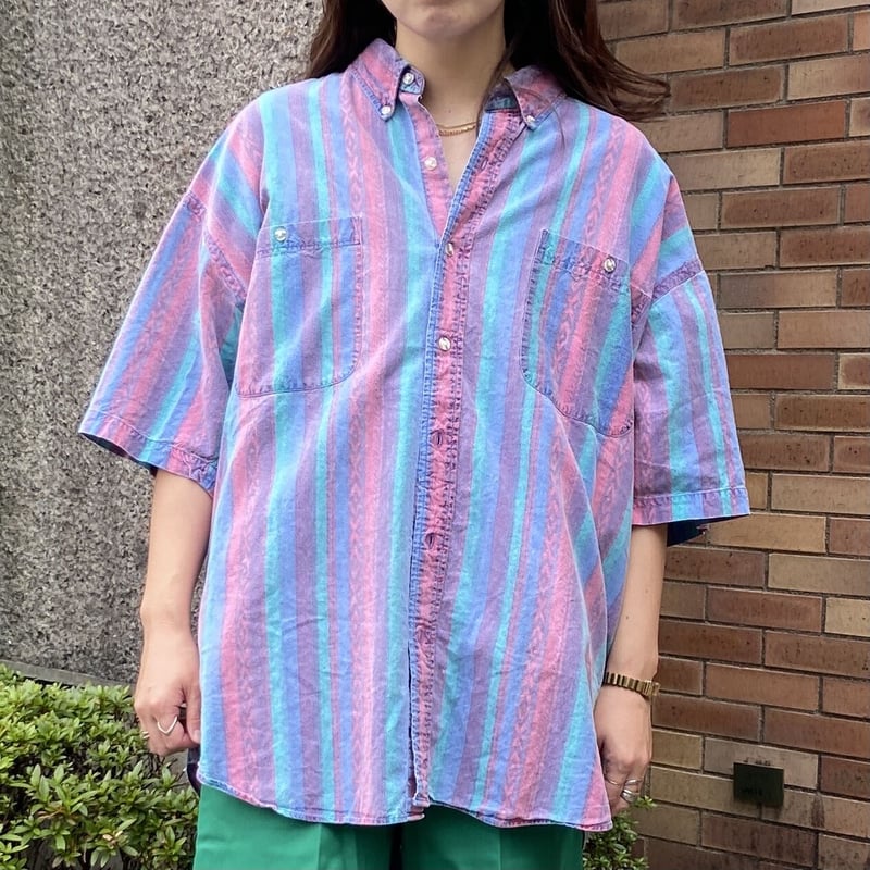 CHAPS RALPH LAUREN/チャップスラルフローレン ボタンダウン半袖