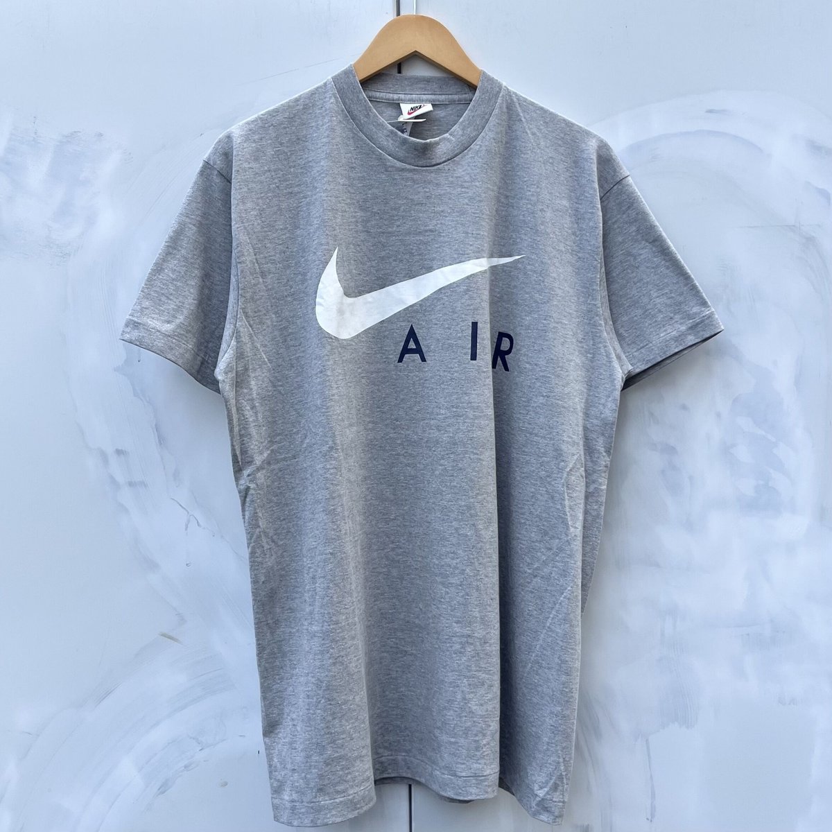 90s Nike ナイキ Tシャツ RUN ロゴ スウッシュ プリント
