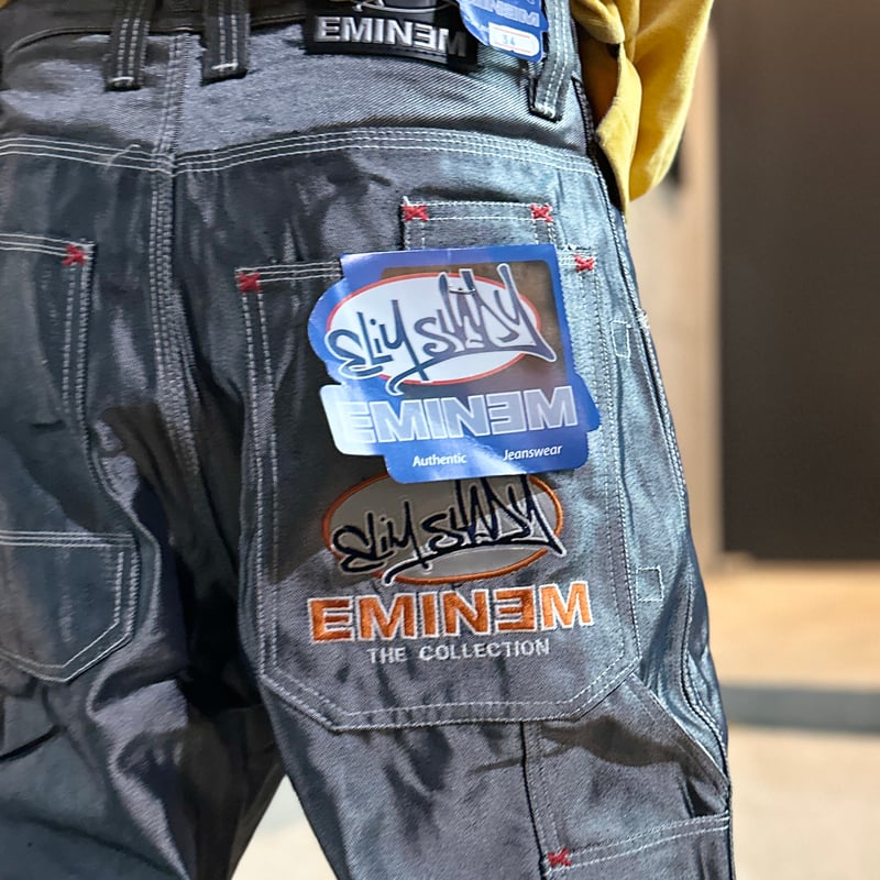 EMINEM/エミネム シルバーデニム ペインターパンツ 00年代 EMINEM/エミネム シルバーデニム ペインターパンツ 00年代