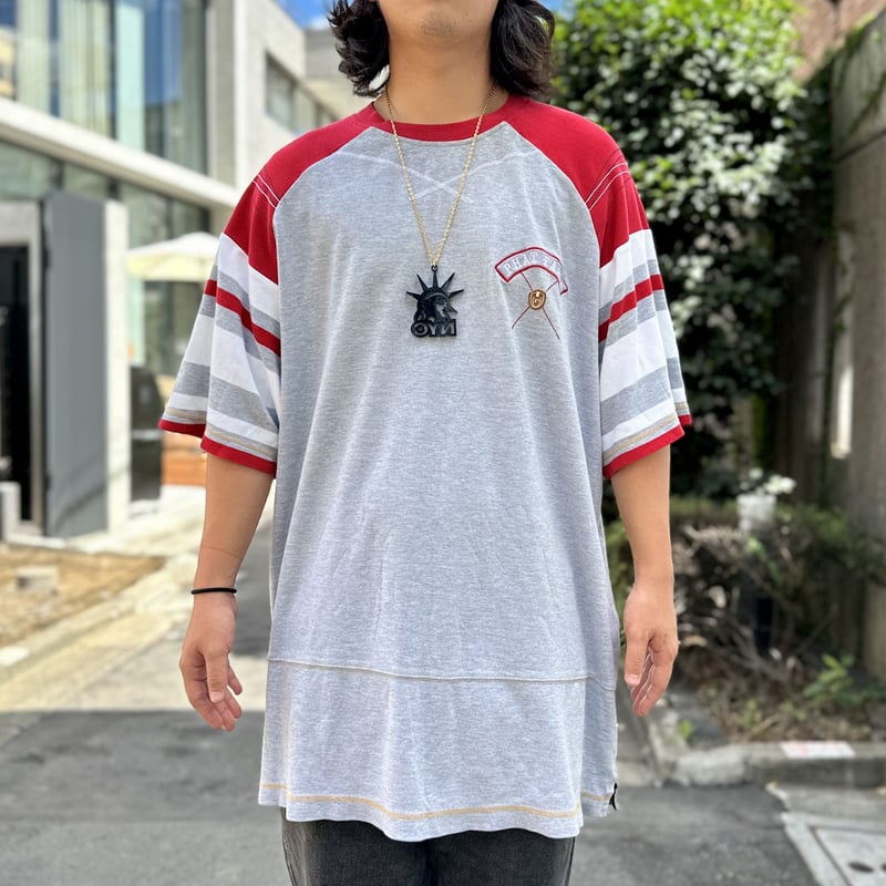 PHAT FARM/ファットファーム 切り替えTシャツ 90年代 (USED PHAT FARM/ファットファーム 切り替えTシャツ 90年代 (USED