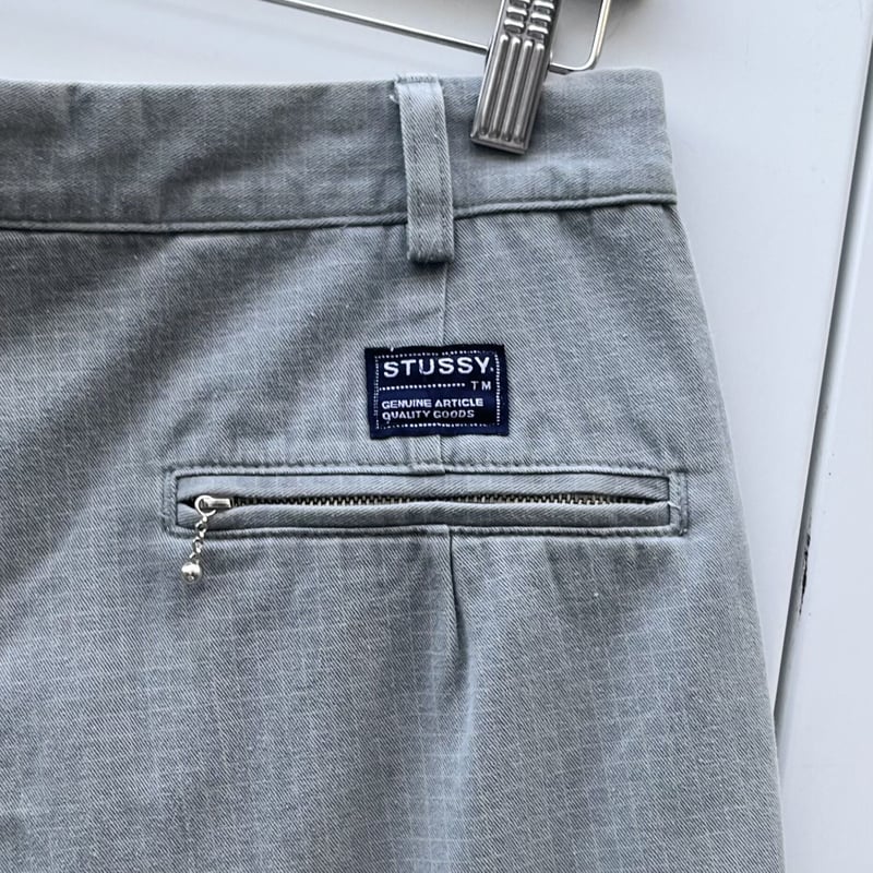 STUSSY/ステューシー チェックショートパンツ 90年代 Made In USA (USE...