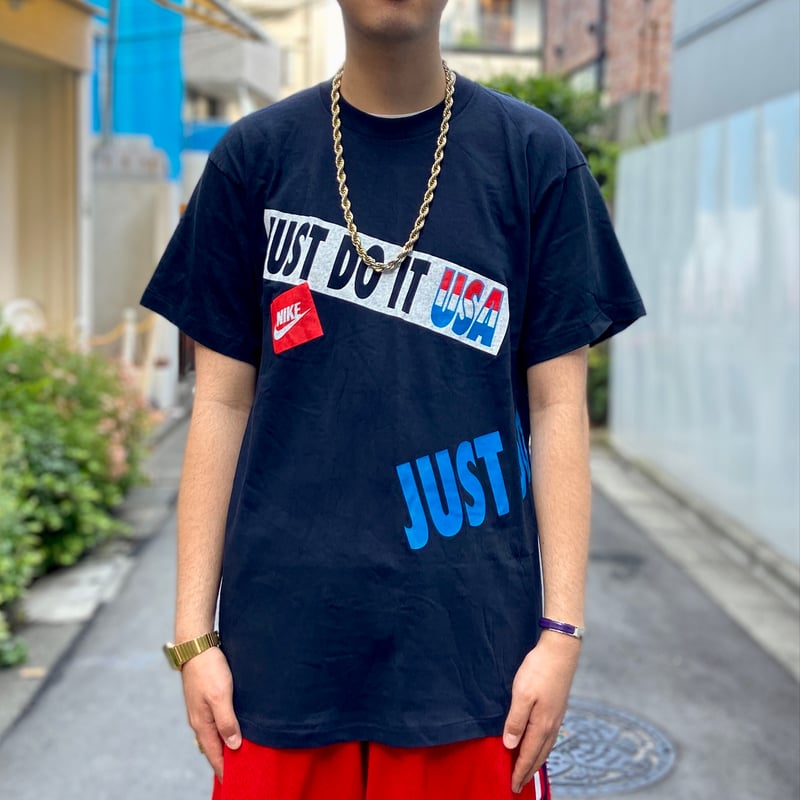 NIKE/ナイキ JUST DO IT ロゴＴシャツ 90年代 Made In USA (DE...