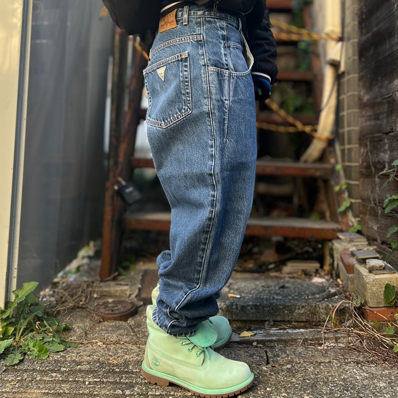 GUESS/ゲス ウォッシュドバギージーンズ 90年代 (USED GUESS/ゲス ウォッシュドバギージーンズ 90年代 (USED
