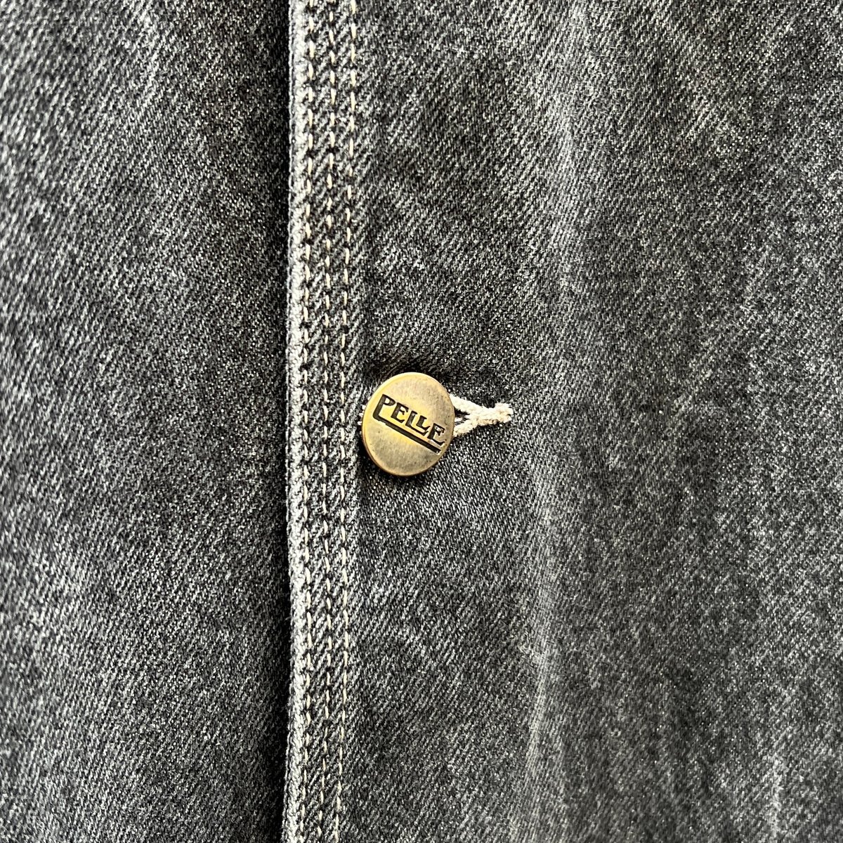 Pelle Pelle/ペレペレ ブラックデニム カバーオール ジャケット Pelle Pelle/ペレペレ ブラックデニム カバーオール ジャケット