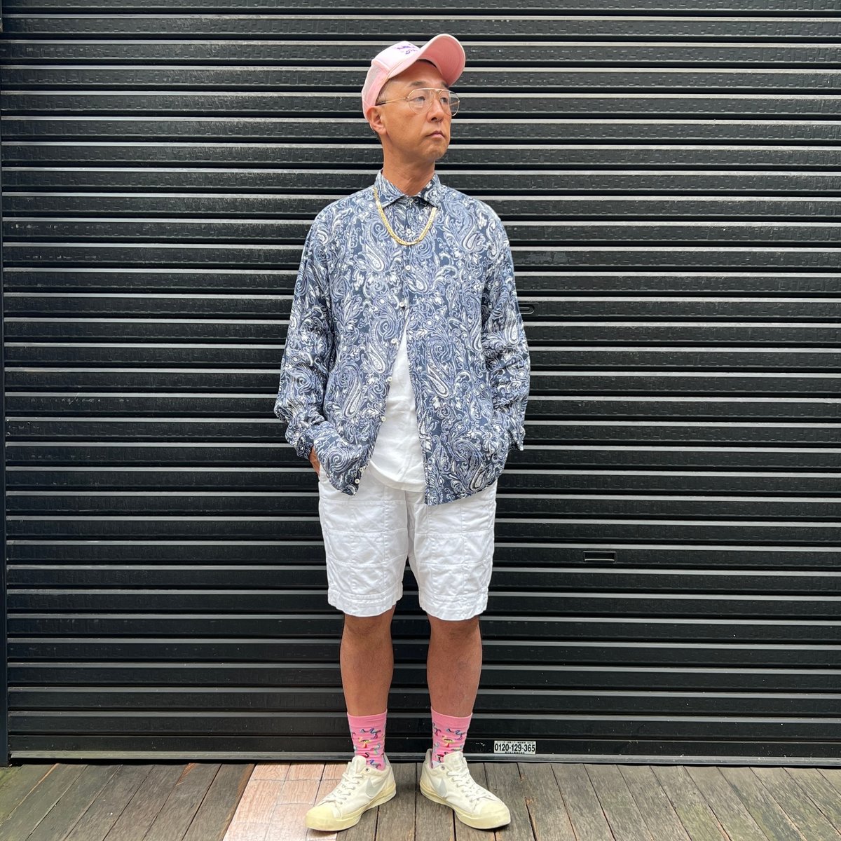 ETRO 総柄 Tシャツ 40 イタリア製 ETRO エトロ イタリア製 定番ペーズリー柄パワーネット