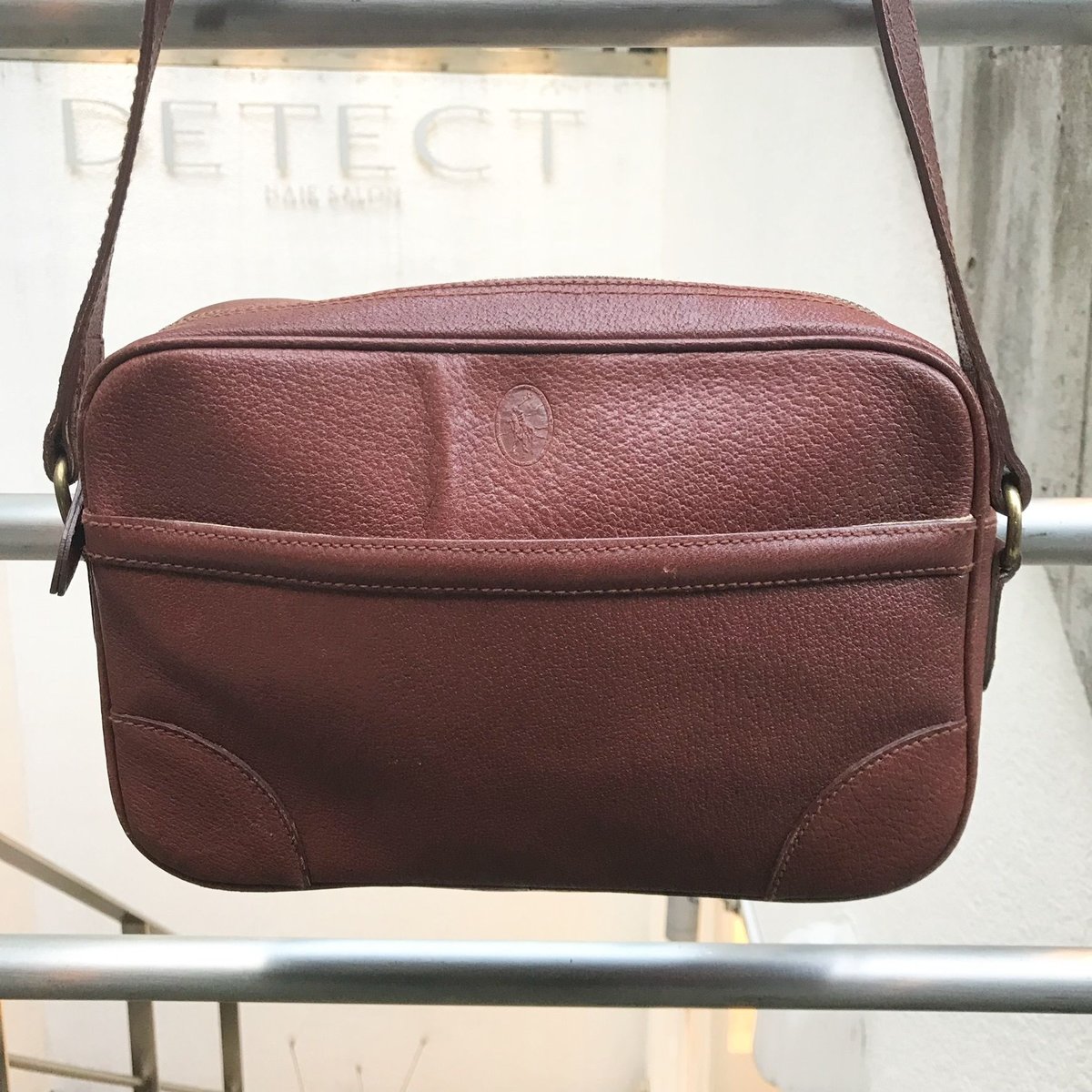 PoloRalphLauren/ポロラルフローレン レザースモール ショルダーバッグ 