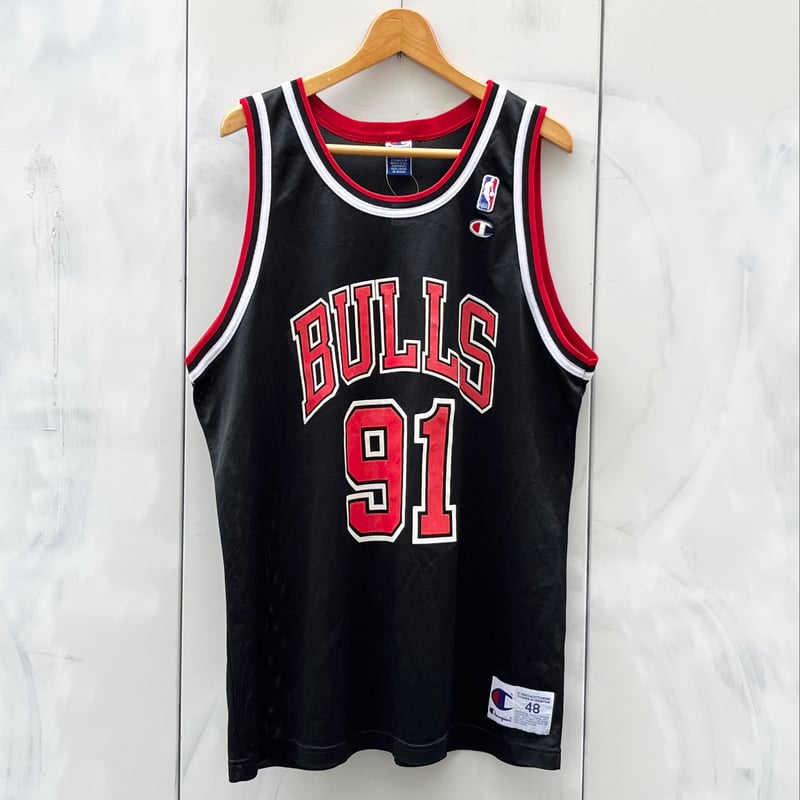 Champion NBA BULLS/チャンピオン シカゴブルズ 91 RODMAN バスケタ...