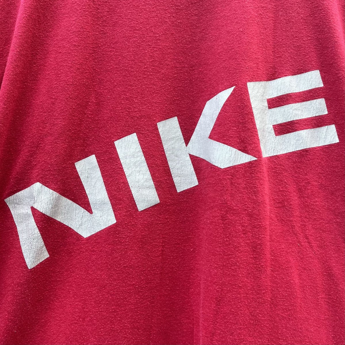 NIKE/ナイキ ロゴTシャツ 80年代 紺タグ Made in USA (USED)