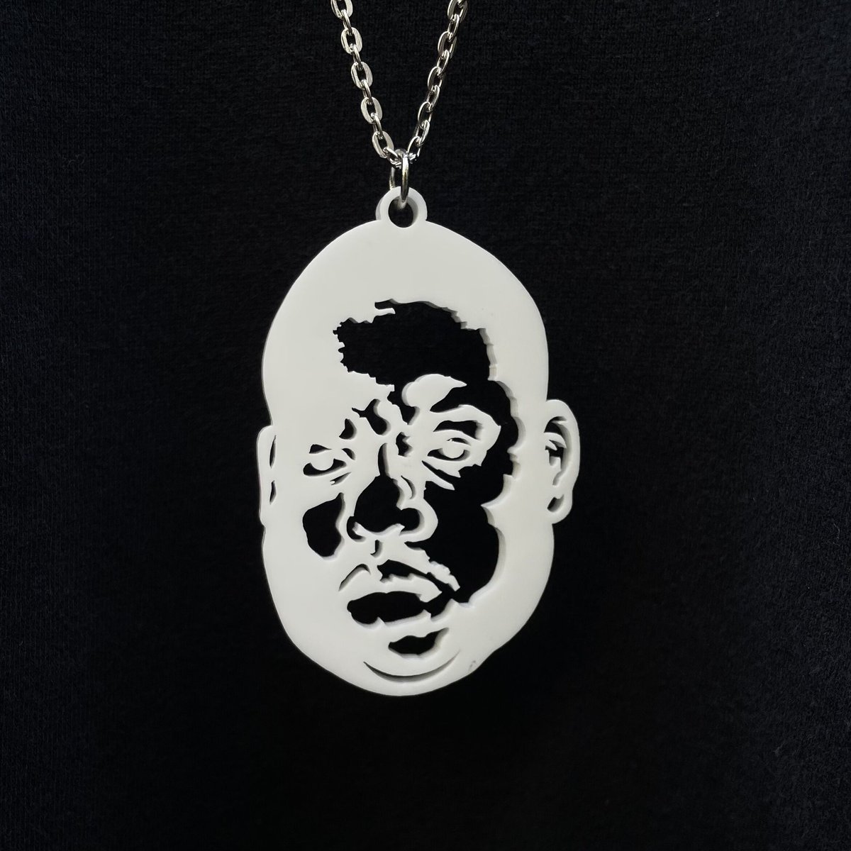 HIP HOP ARTIST/ヒップホップアーティスト アクリルプレート チェーンネックレス HIP HOP ARTIST/ヒップホップアーティスト アクリルプレート チェーンネックレス