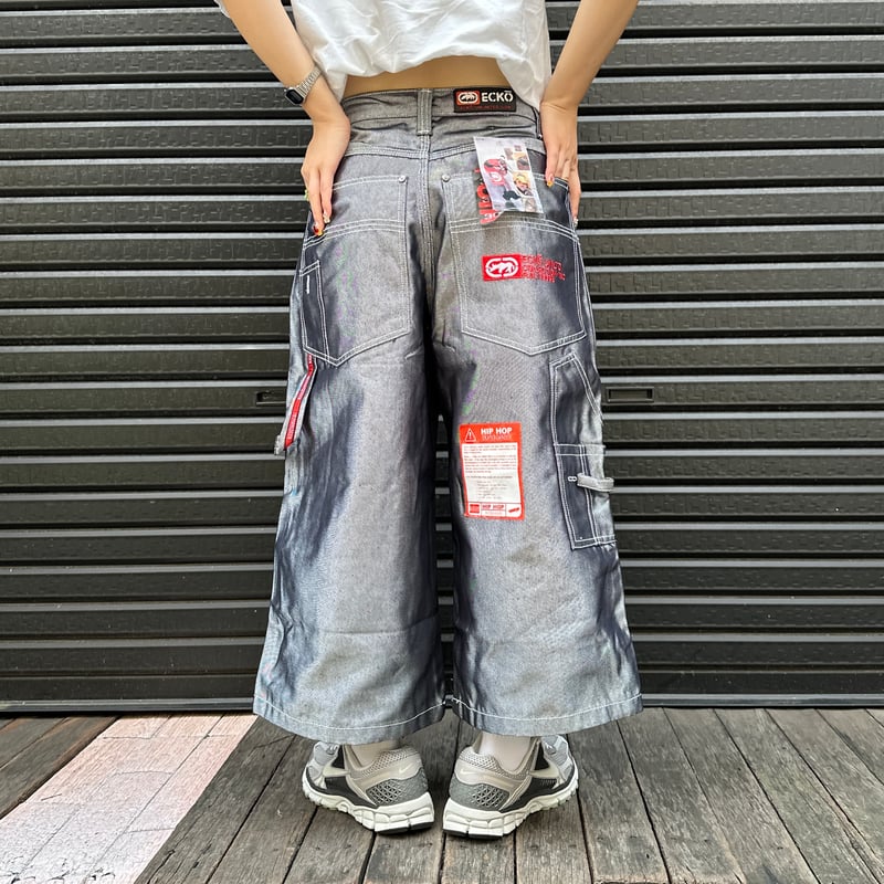 ECKO　エコーアンリミテッド　デニム　オーバーオール　ビッグシルエット　XL. Amazon | Ecko Unltd エコー アンリミテッド デニム ハーフ