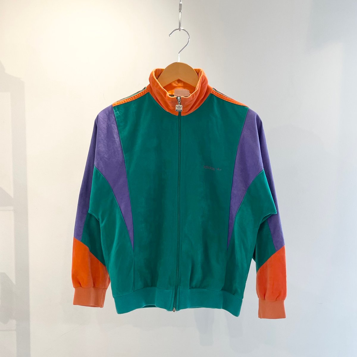 adidas/アディダス ベロア トラックジャケット 80年代 Made in adidas/アディダス ベロア トラックジャケット 80年代 Made in