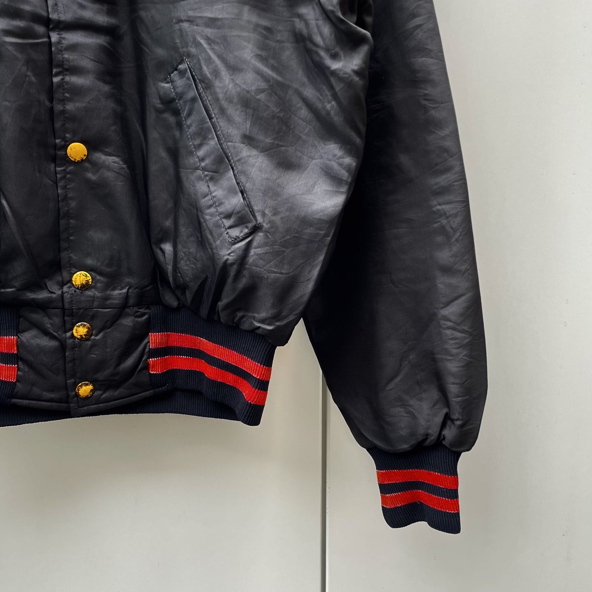 NHL BLACK HAWKS/シカゴブラックホークス ナイロンスタジャン 90 NHL BLACK HAWKS/シカゴブラックホークス ナイロンスタジャン 90