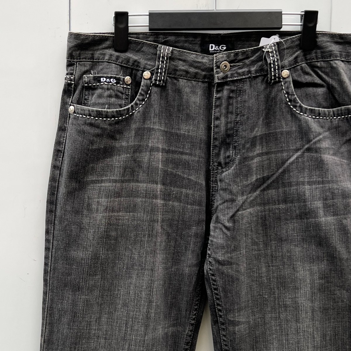 D&G/ドルチェ&ガッパーナ ブラックジーンズ 00年代 Made in D&G/ドルチェ&ガッパーナ ブラックジーンズ 00年代 Made in