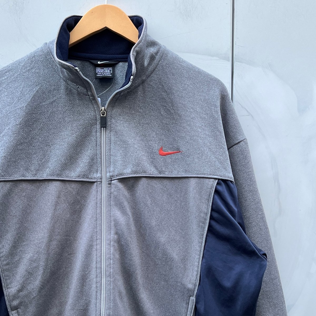 NIKE/ナイキ ビッグロゴ ジャージジャケット 90年代 (USED NIKE/ナイキ ビッグロゴ ジャージジャケット 90年代 (USED