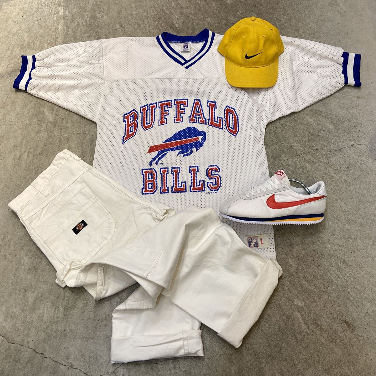 NFL BUFFALO BILLS/バッファロービルズ フットボールTシャツ 90年前後 ...