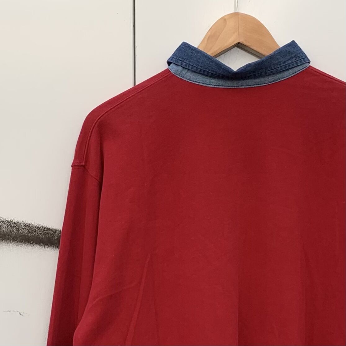 70s \"Eddie Bauer\"ラガーシャツ made in USA Lサイズ Eddie Bauer ラガーシャツ | CUSTOM FEVER